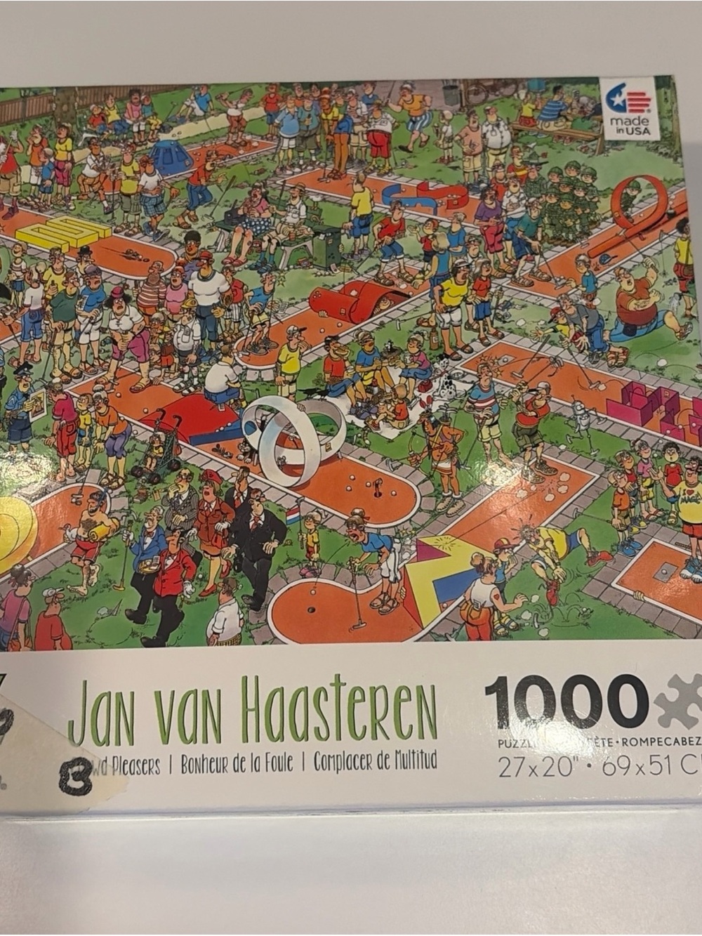2013 Jan van Haasteren – Crazy Golf- 1000 Piece Puzzle Crowd Pleasers - 27x20